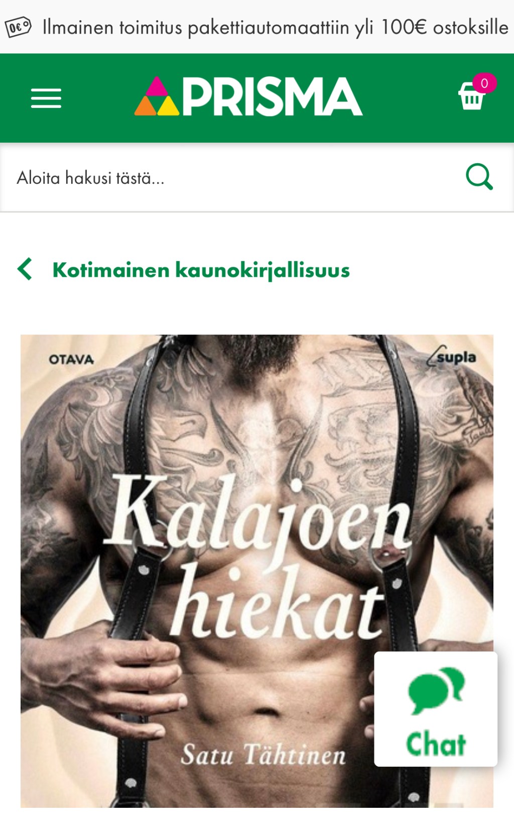 Kalajoen hiekat nyt äänikirjapalveluista ja&nbsp;verkkokaupoista